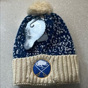 Foco Brand - Light Up Buffalo Sabres Beanie with Pom Pom
